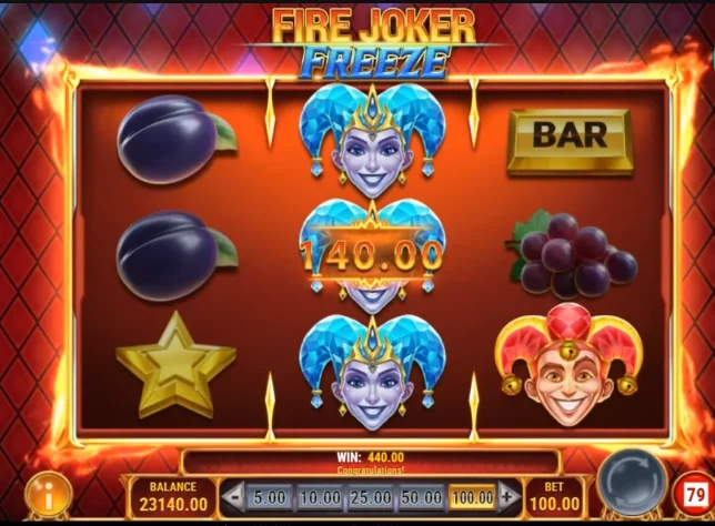 Fire Joker Freeze: play online for real money in the slot from Play’n GO